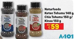 NATURFOODS KETEN TOHUMU 140 G/CHİA TOHUMU 150 G/KİNOA 150 G NATURFOODS KETEN TOHUMU 140 G/CHİA TOHUMU 150 G/KİNOA 150 G